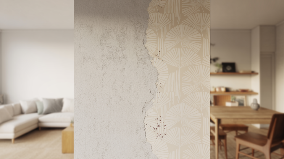 can you wallpaper textured walls